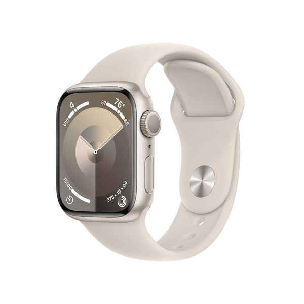 Apple Watch Series 9 GPS 41mm Starlight Aluminium Case with Star