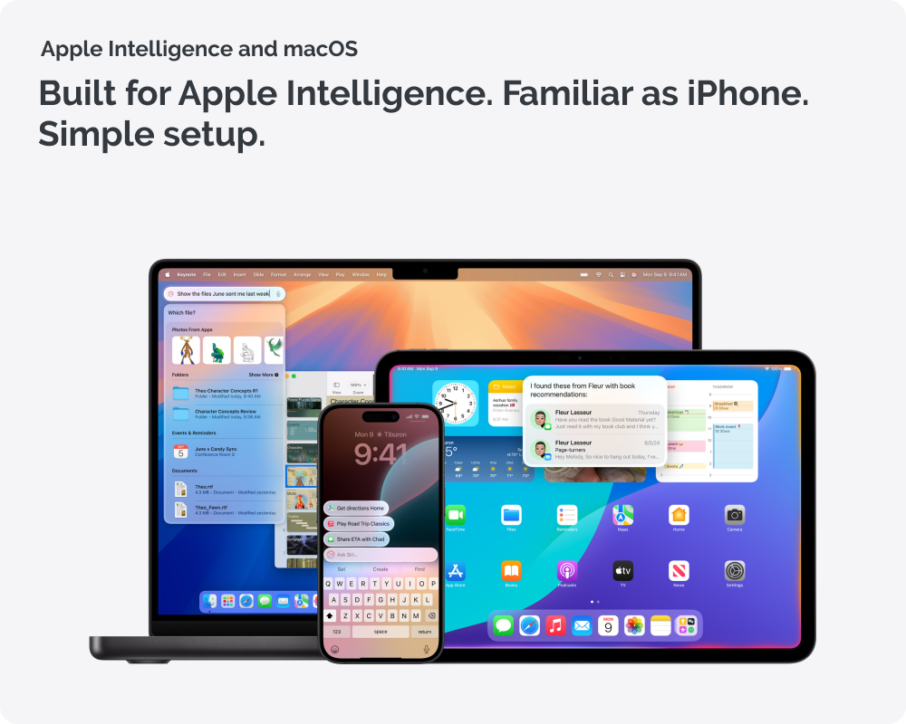 Mac runs ai, mac for business